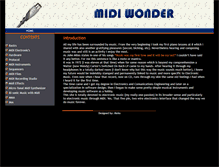 Tablet Screenshot of midiwonder.com